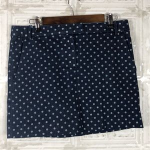 J  Crew | Postcard mini in‎ indigo dot